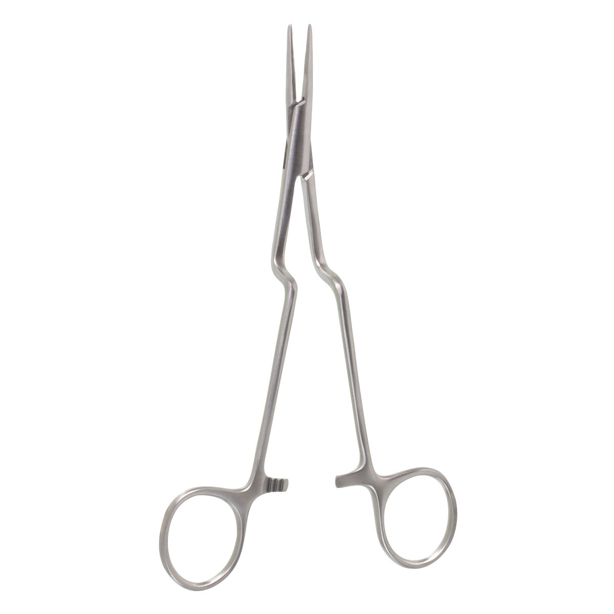 Bozeman Needle Holder Surgical Needle Driver 6 Suture Tying Forceps ANGLED  With Tungsten Carbide Insert ARTMAN - Artman Instruments