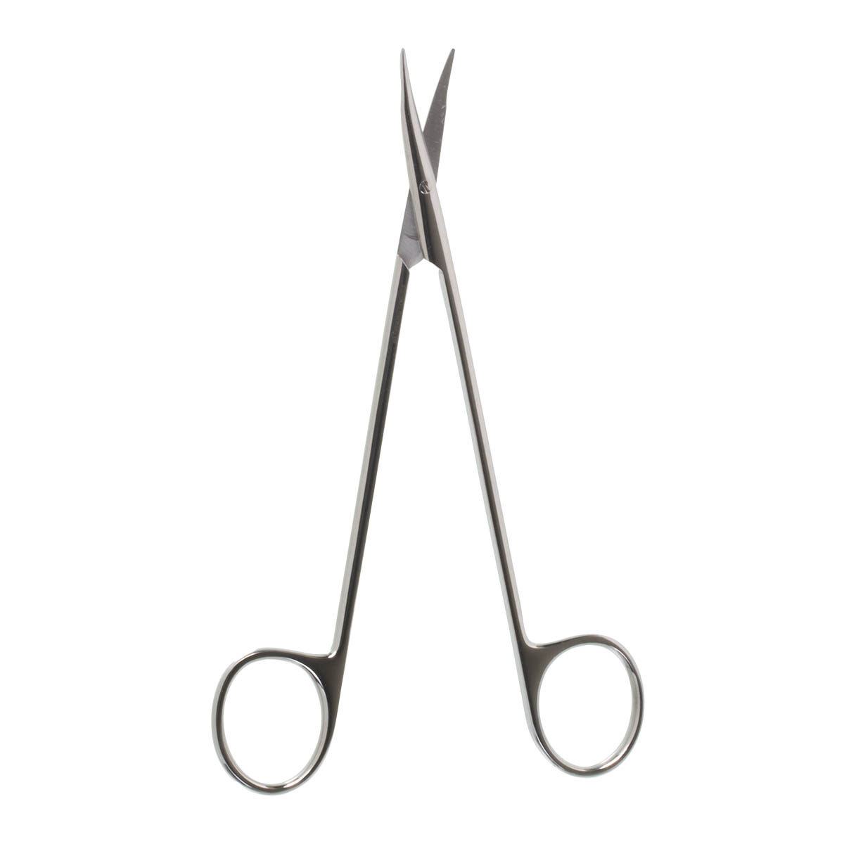 Jameson scissors, 5 1/2'', curved Superior-Cut blades, micro serrated lower  blade, sharp tips, black ring handle