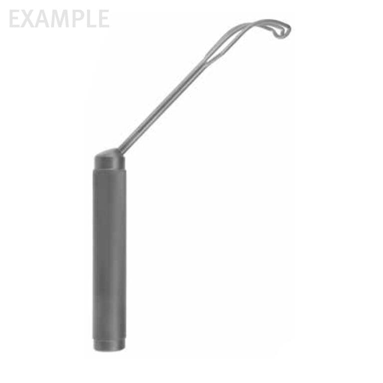 9 1/4" Cooley Atrial Valve Retractor. right serr. blade BOSS Surgical Instruments