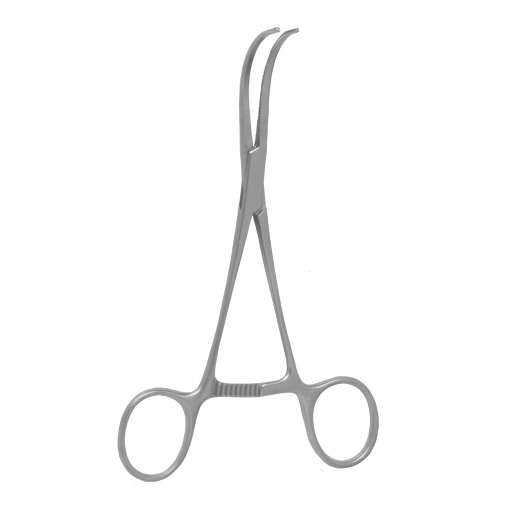 6 1/2" Cooley Curved Clamp BOSS Surgical Instruments