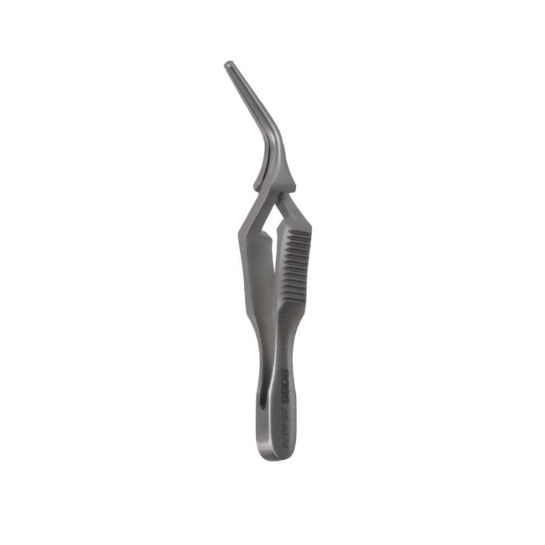 Diethrich Bulldog Clamp serrated 10mm angled jaw BOSS Surgical
