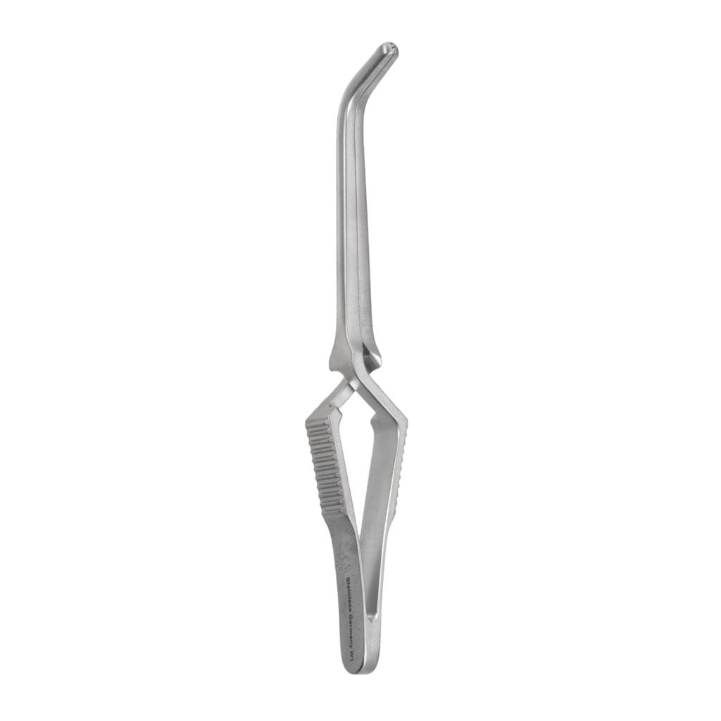 Gregory 'Soft' Bulldog Clamp 120° curved 41/2 (11.5cm) BOSS Surgical