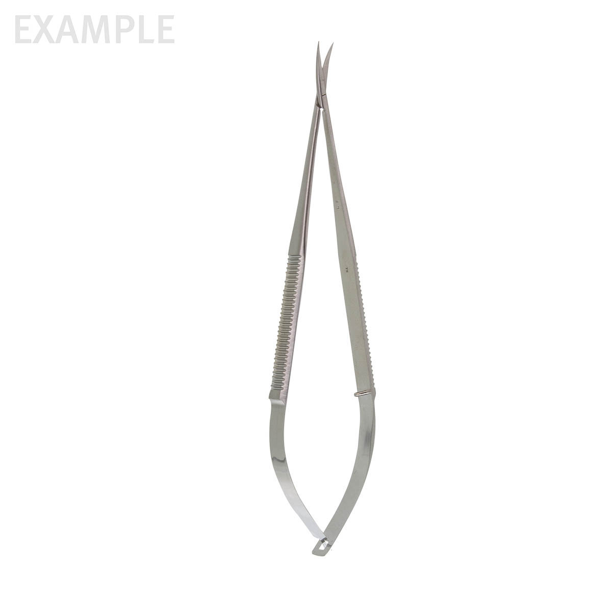 Spring Scissors, One Serrated Blade, 10 cm