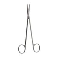 Malis Neuro Scissors, curved, semi sharp, 7